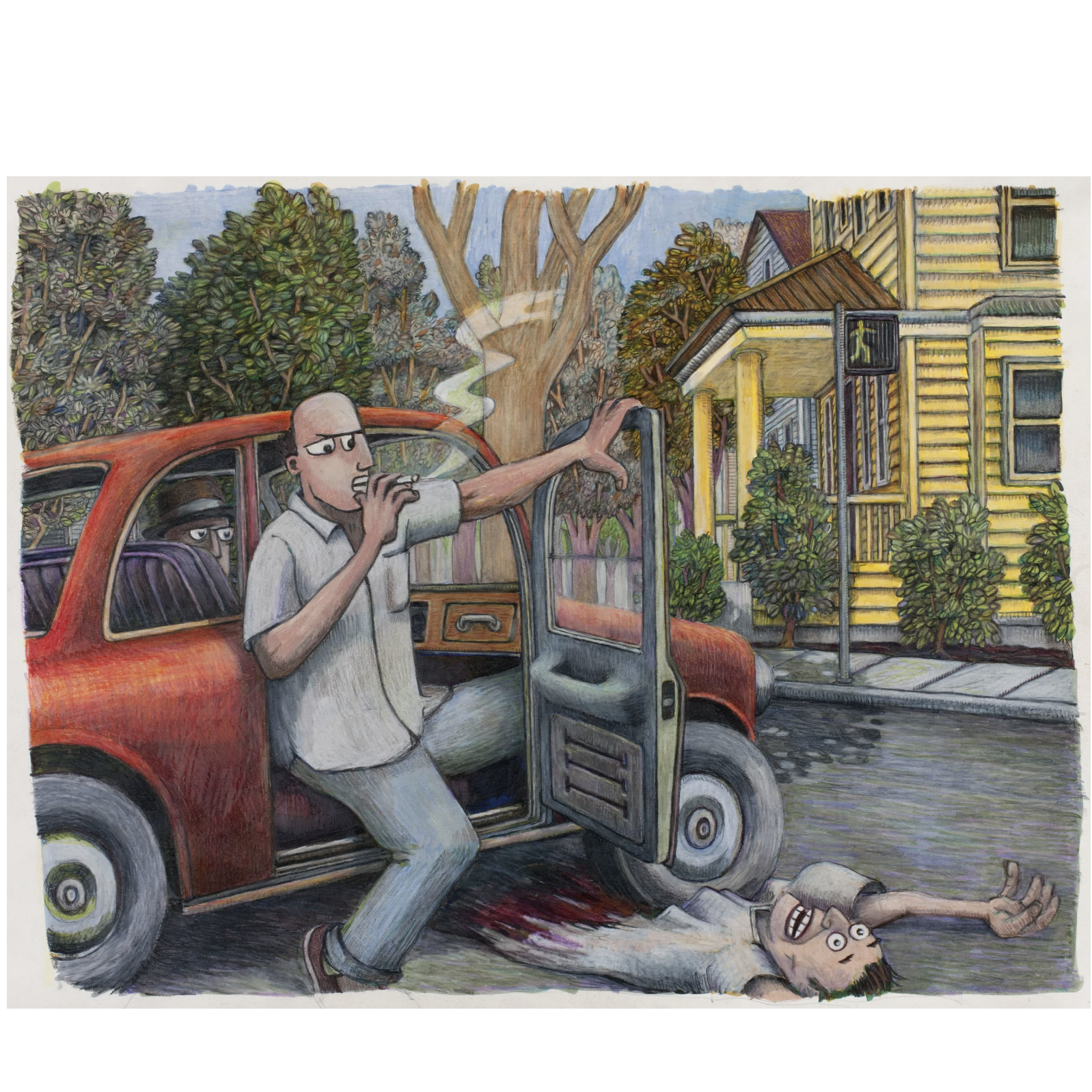 Criminal System #6,
Pencil on Paper 2015