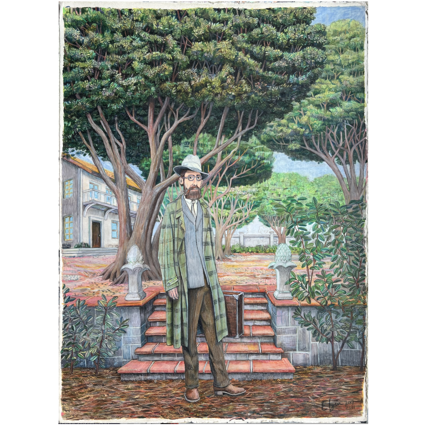 Unfinished: Standing Matisse,
Pencil on Paper 2021