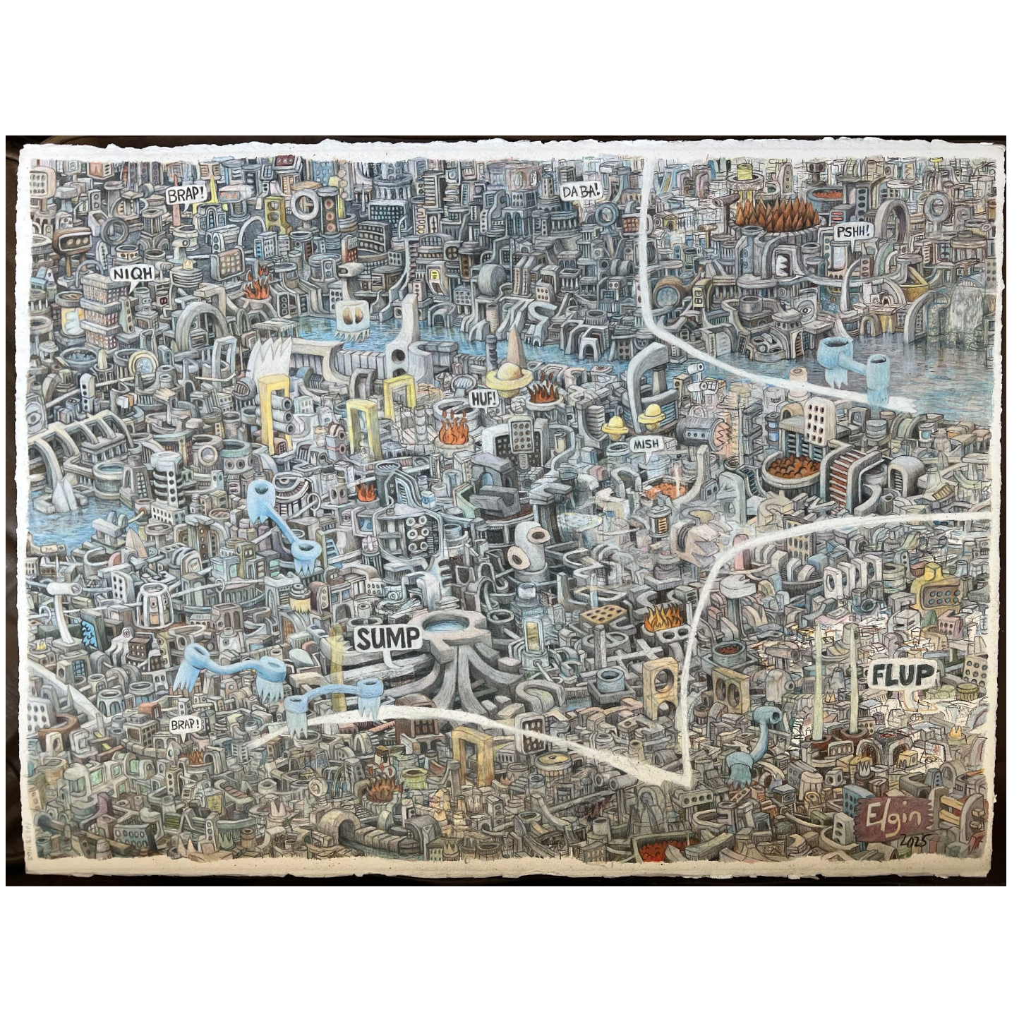 Notes on a Broken Mind #2, 
Pencil on Paper 2024-5