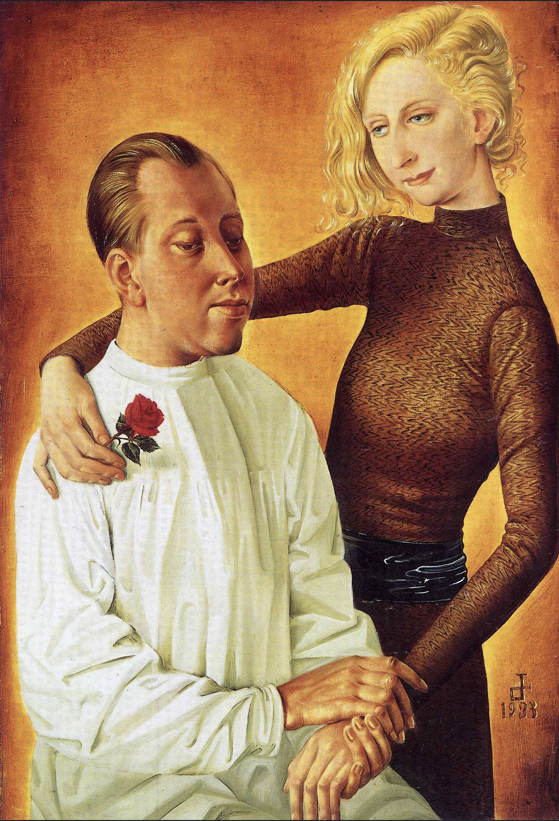 Portrait of the Painter Hans Theo Richter and his wife Gisela (1933)