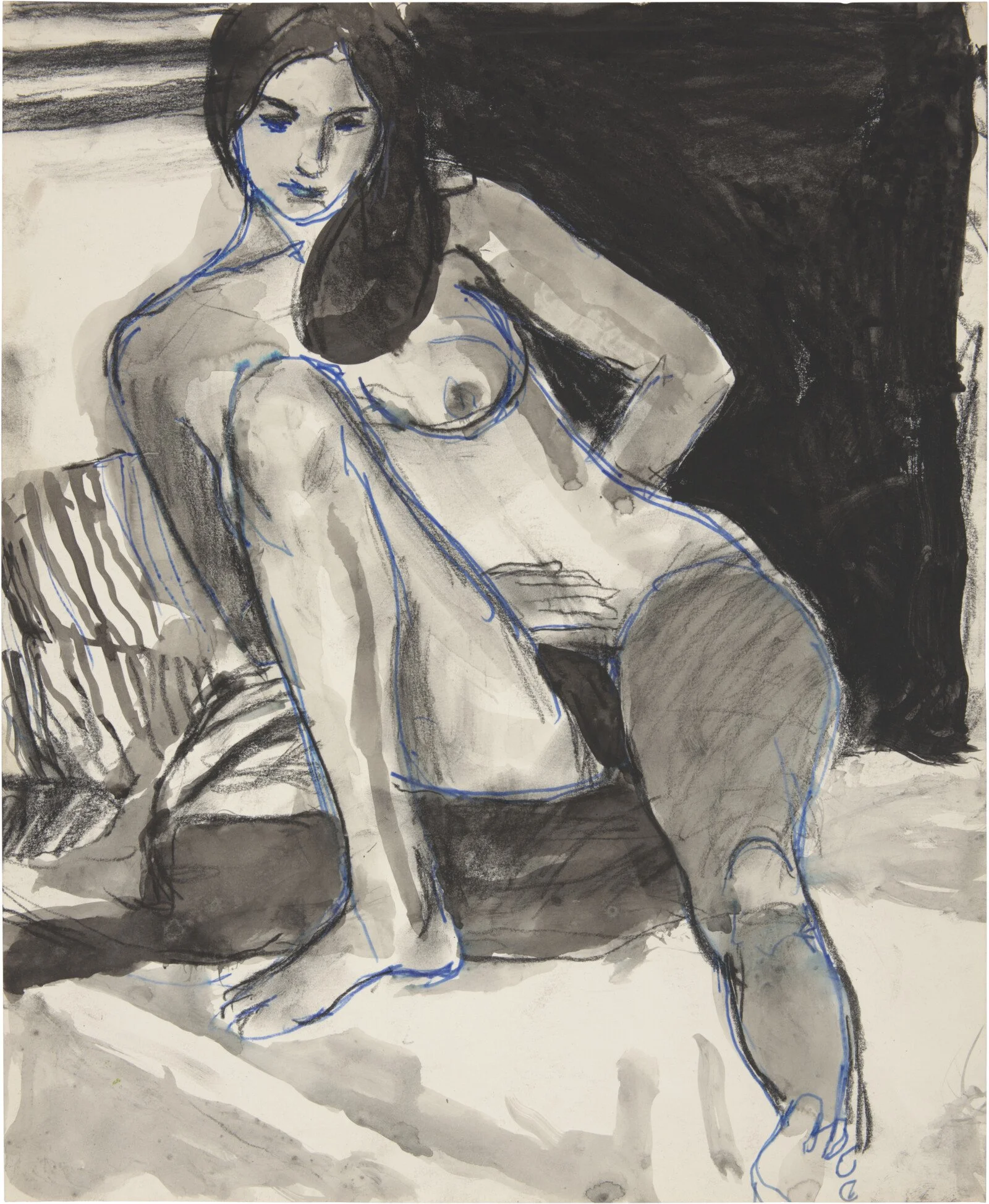 Untitled Date- c. 1960–66 Medium- Ink, charcoal, and felt-tip pen on paper .jpg