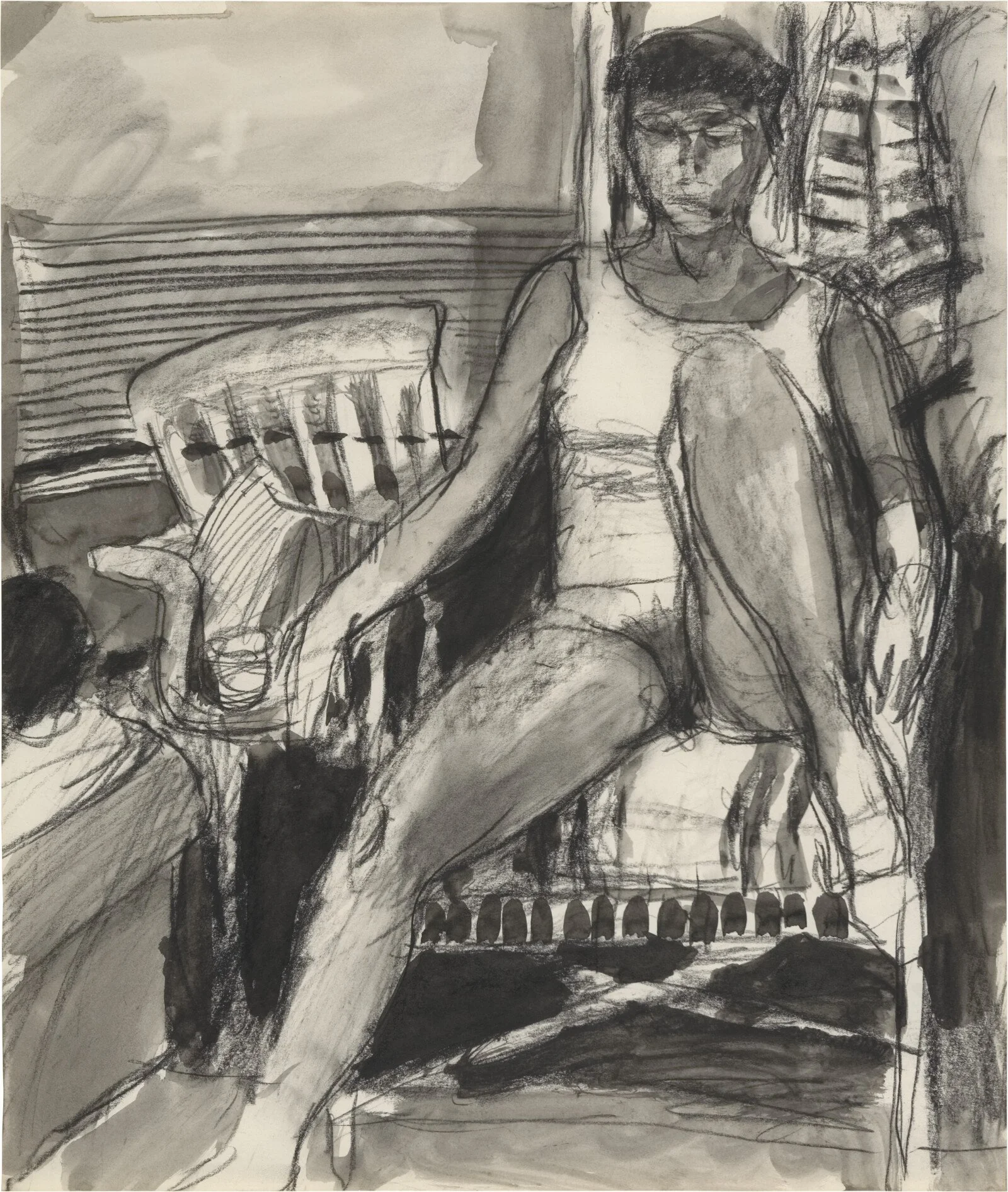 Untitled Date- c. 1960–66 Medium- Conté crayon and ink on paper .jpg