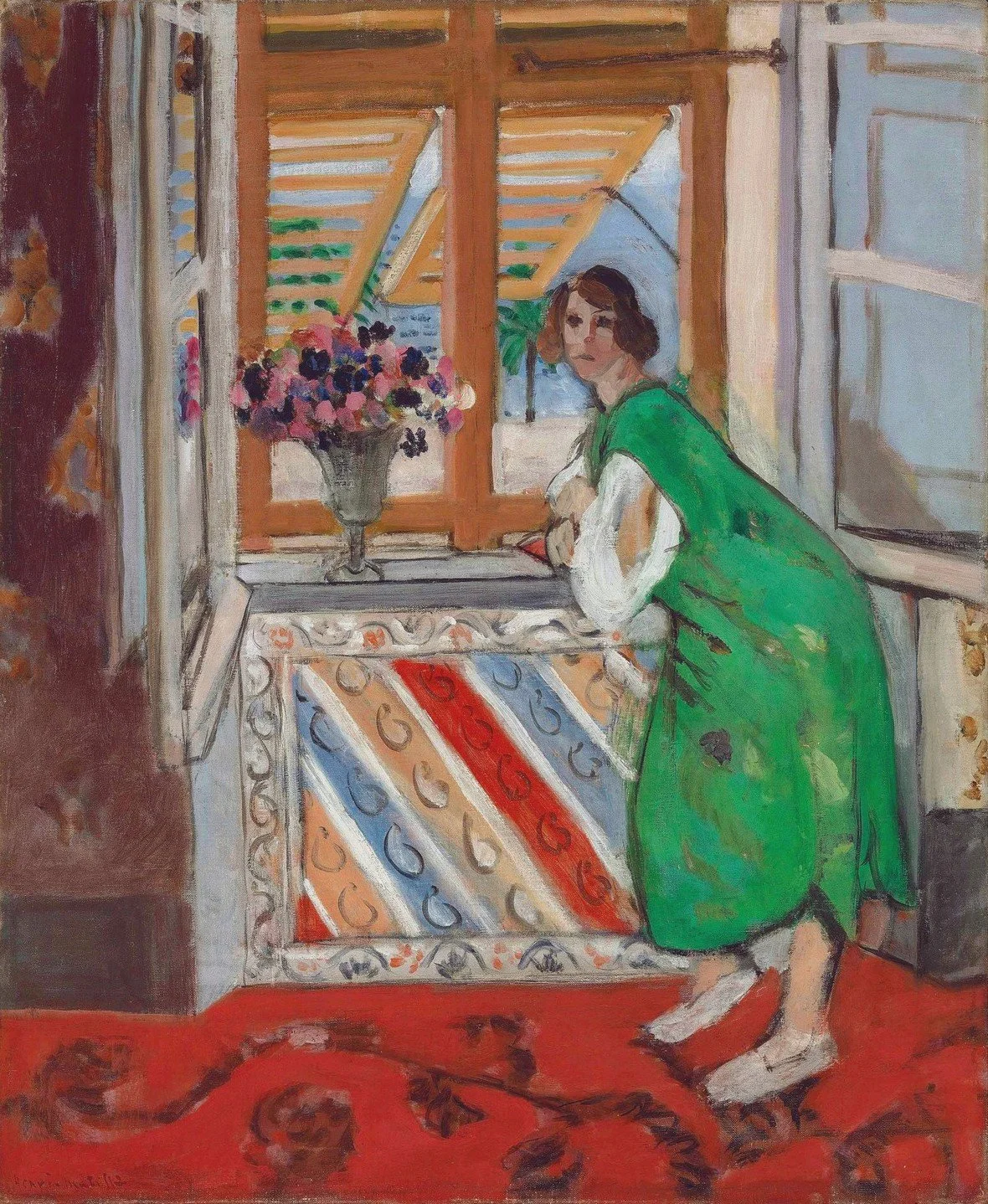 Henri Matisse (French, 1869-1954), 'Jeune fille à la mauresque, robe verte', 1921.jpg
