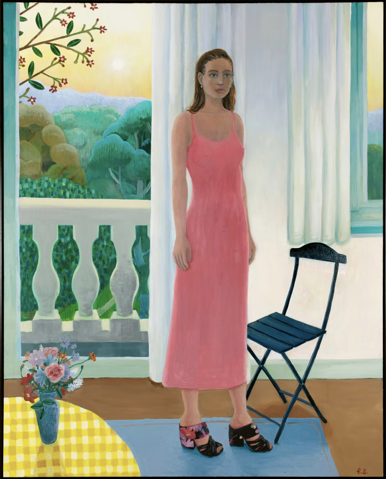 BEN SLEDSENS Girl by the Balcony, 2019.png