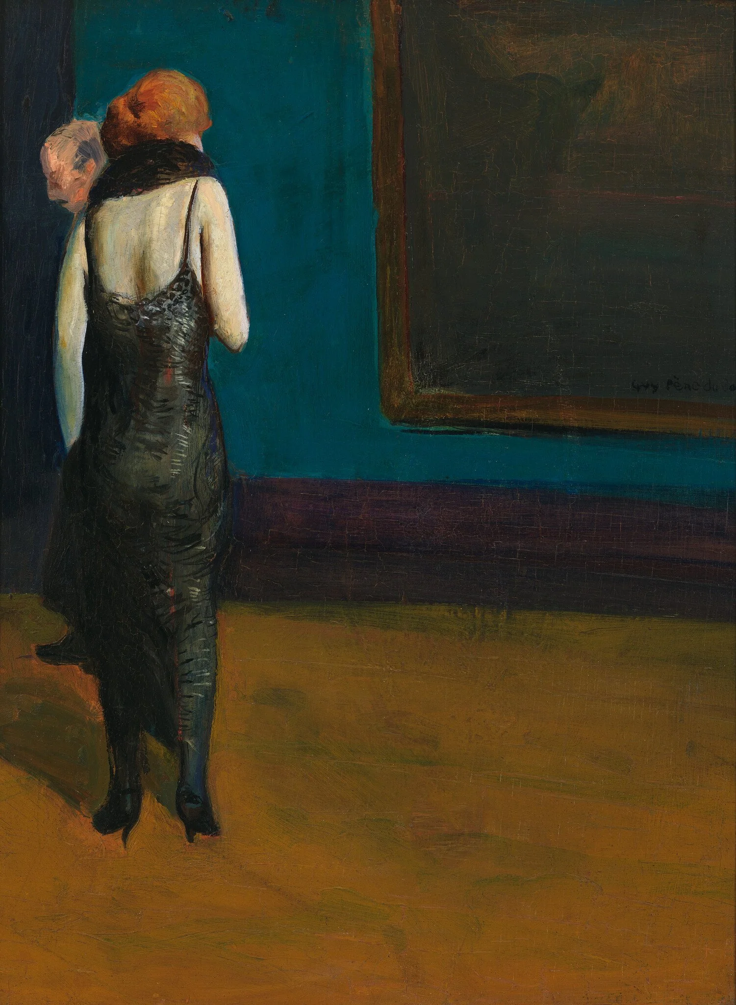 Guy Pène Du Bois Juliana Force at the Whitney Studio Club .jpg