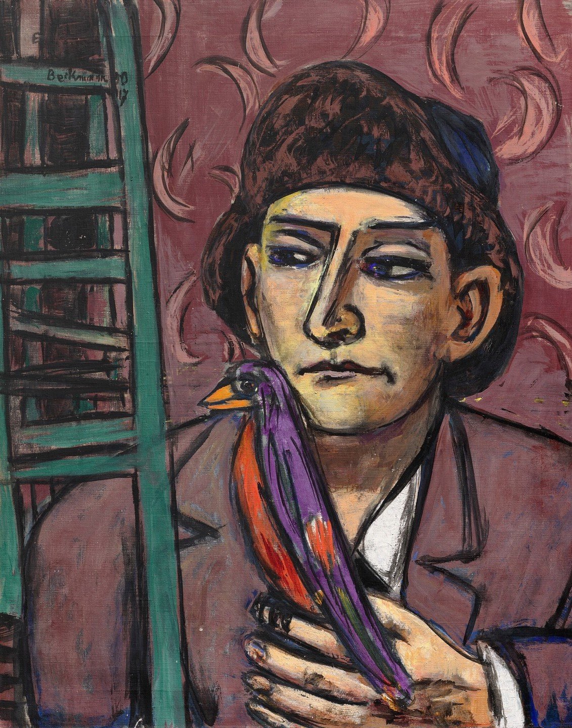 Mann mit Vogel (with bird) - 1950