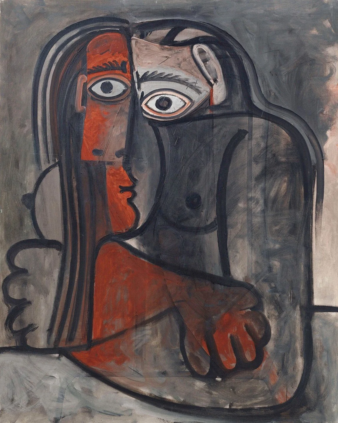 Nu les bras croisés - 1960