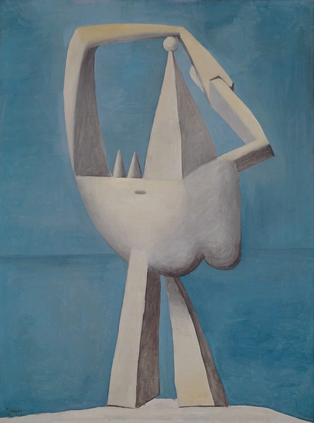 Nude Standing by the Sea - 1929