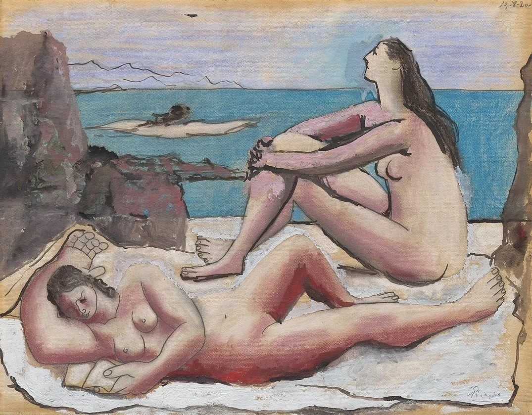 Trois Baigneuses - 1920