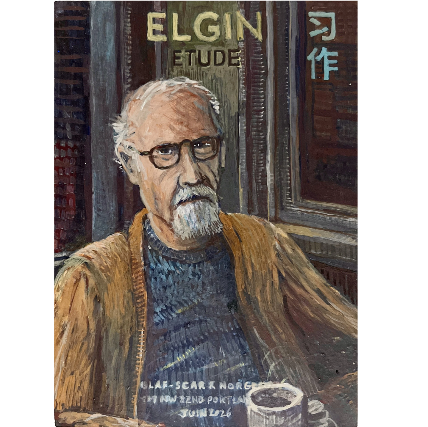 Etude 1,
Egg Tempera on Panel - 5" X 7"
June - 2026