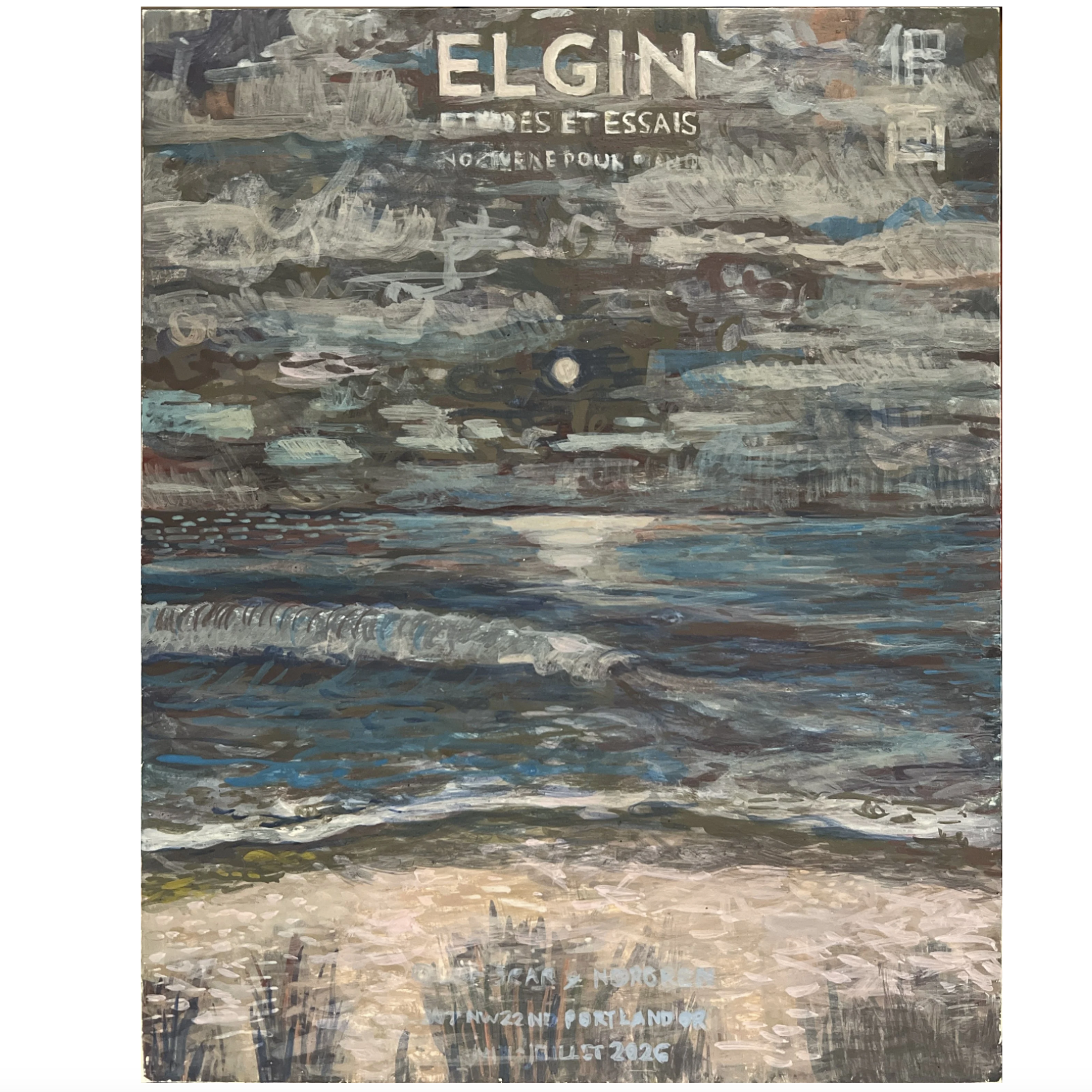Etudes Et Essais #4, Nocturne Pour Piano,
Egg Tempera on Panel, 2026