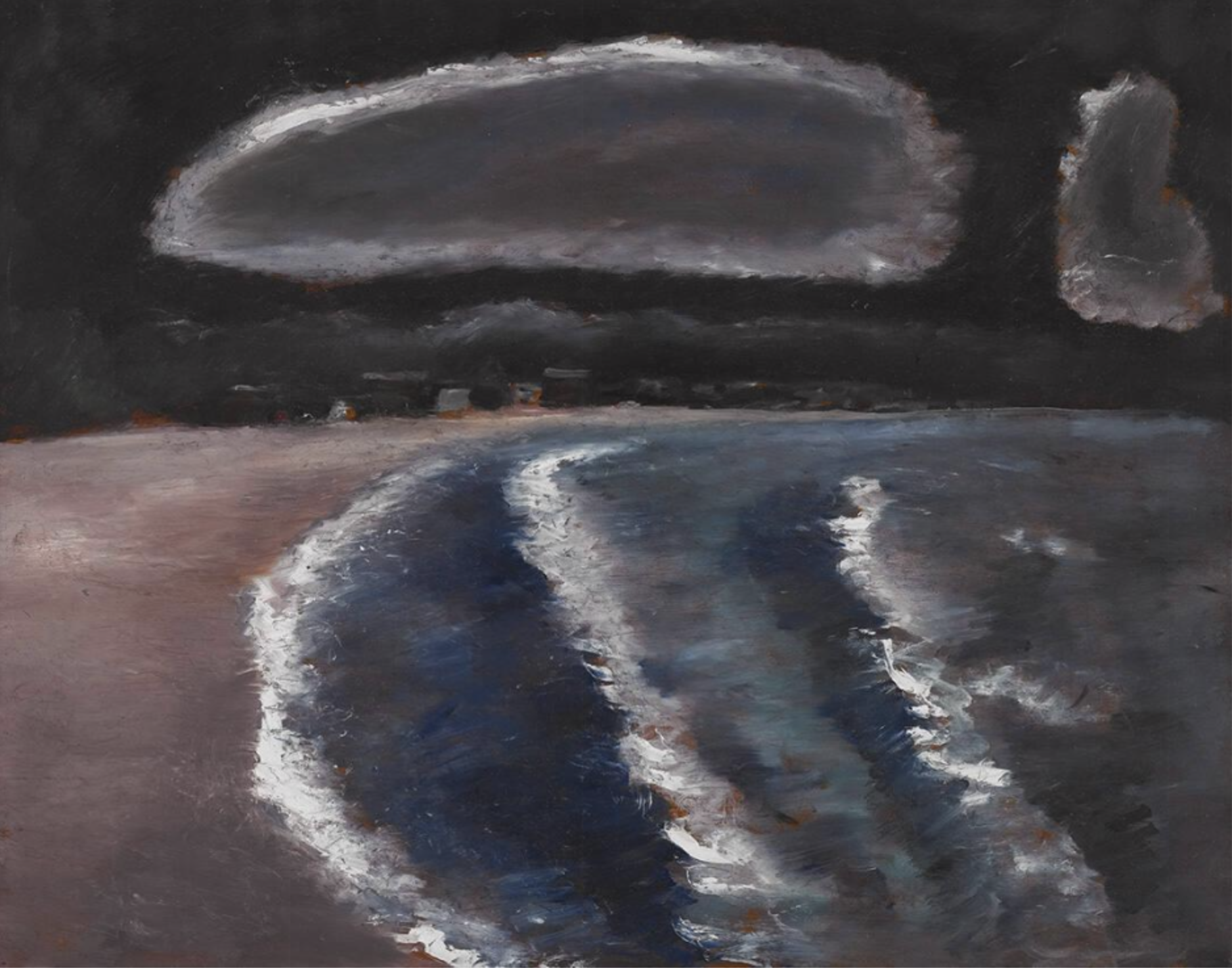 Hartley clouds at night