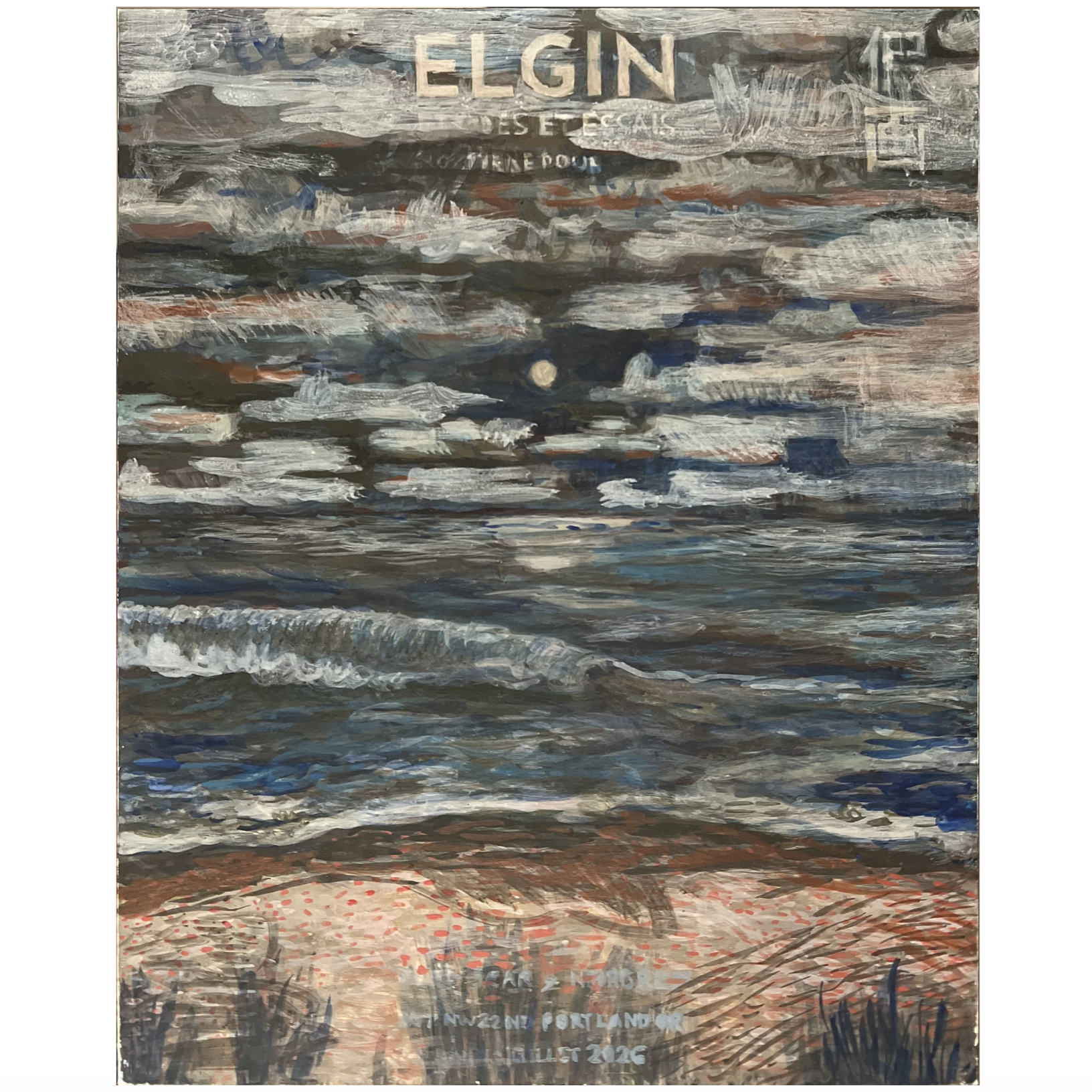 Etudes Et Essais #4, Nocturne Pour Piano,
Egg Tempera on Panel, 2026