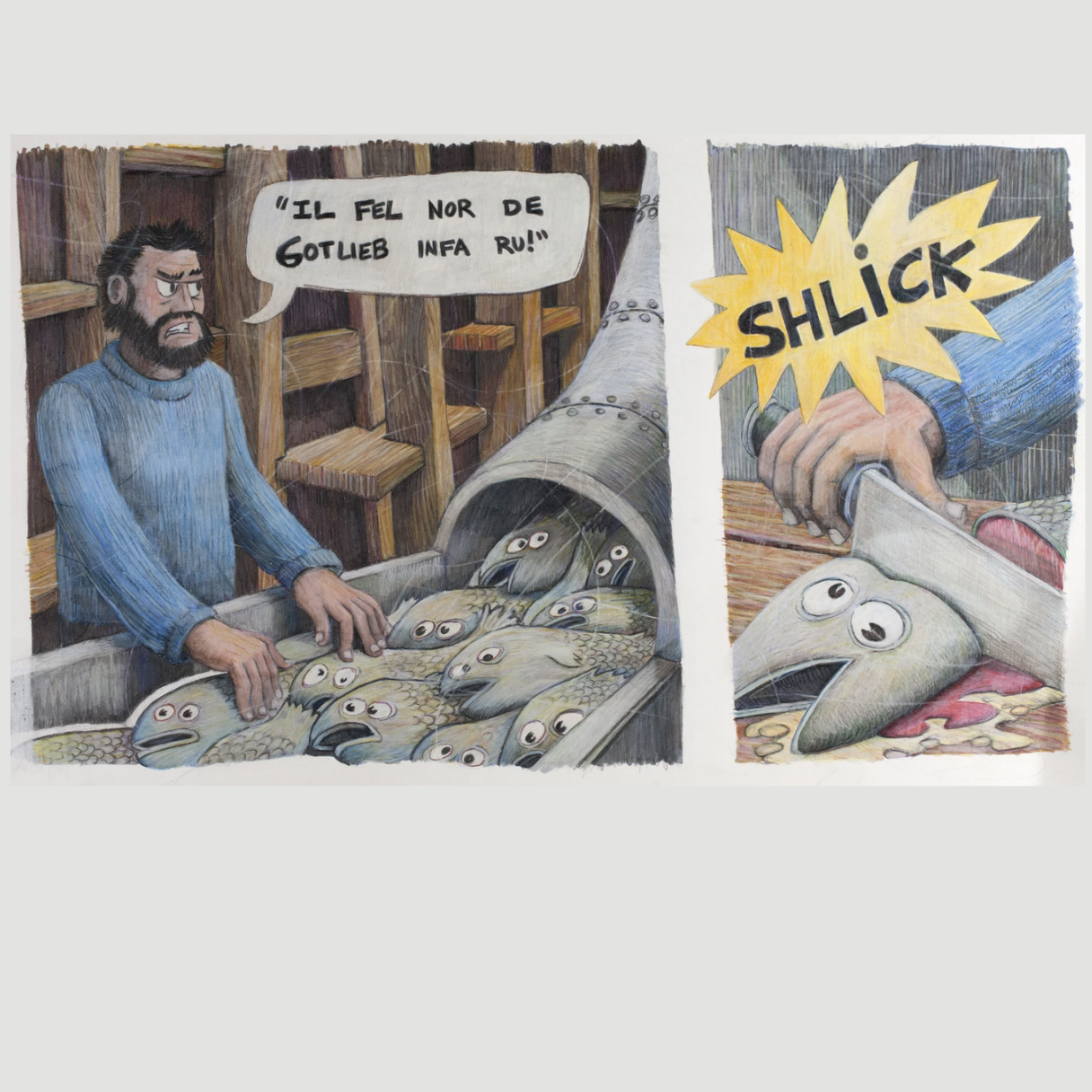 SHLiCK 
pencil on paper
2013