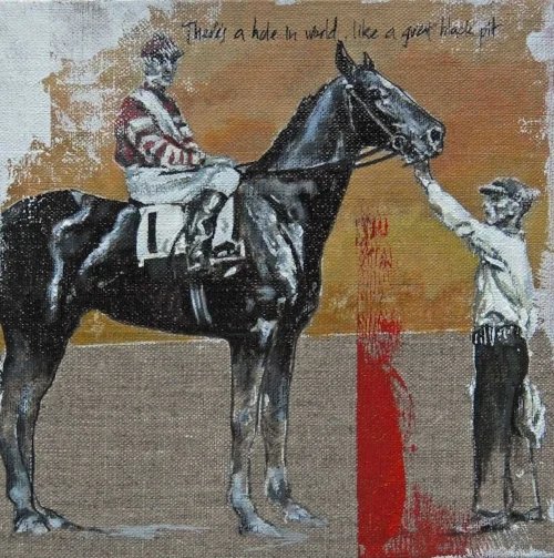 Peaky's paint sketch #1, sold
