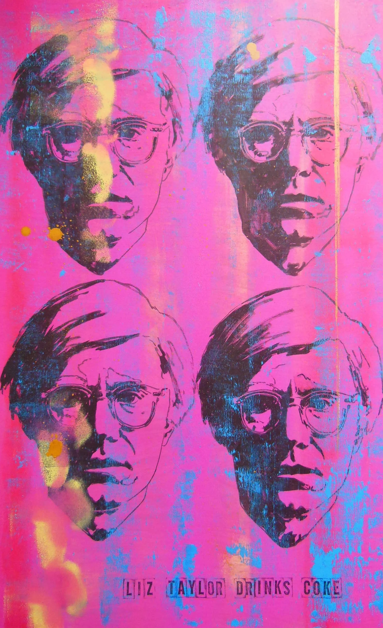Andy Warhol, Liz Taylor Drinks Coke, sold