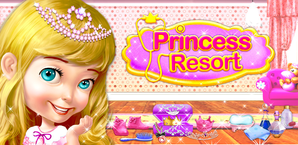 Princess Fashion Resort! Beautiful princess high in your castle, don't you think it's time for a fancy new dress? Princess Fashion Resort lets you dress-up a princess in your very own salon! Give her a new hairstyle and better makeup and turn her into a lovely fairy princess, one who's guaranteed to win a prince's heart!