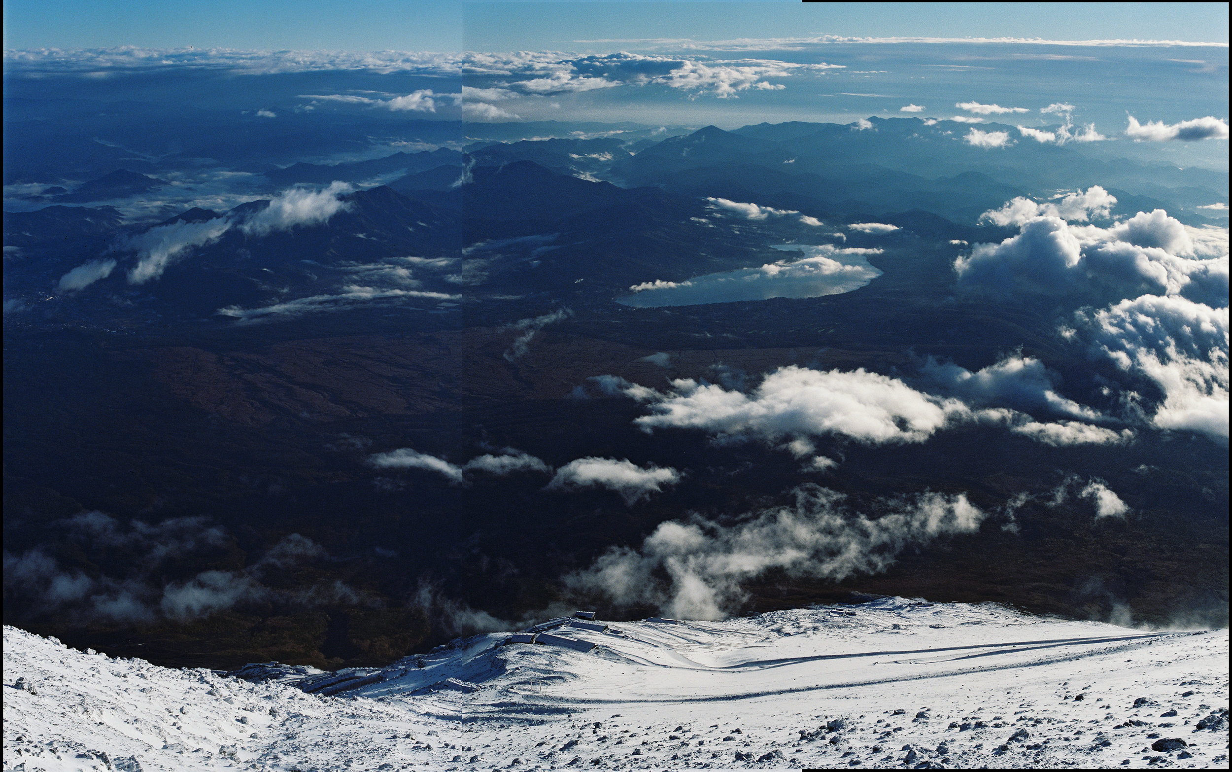 View from Summit of Mount Fuji