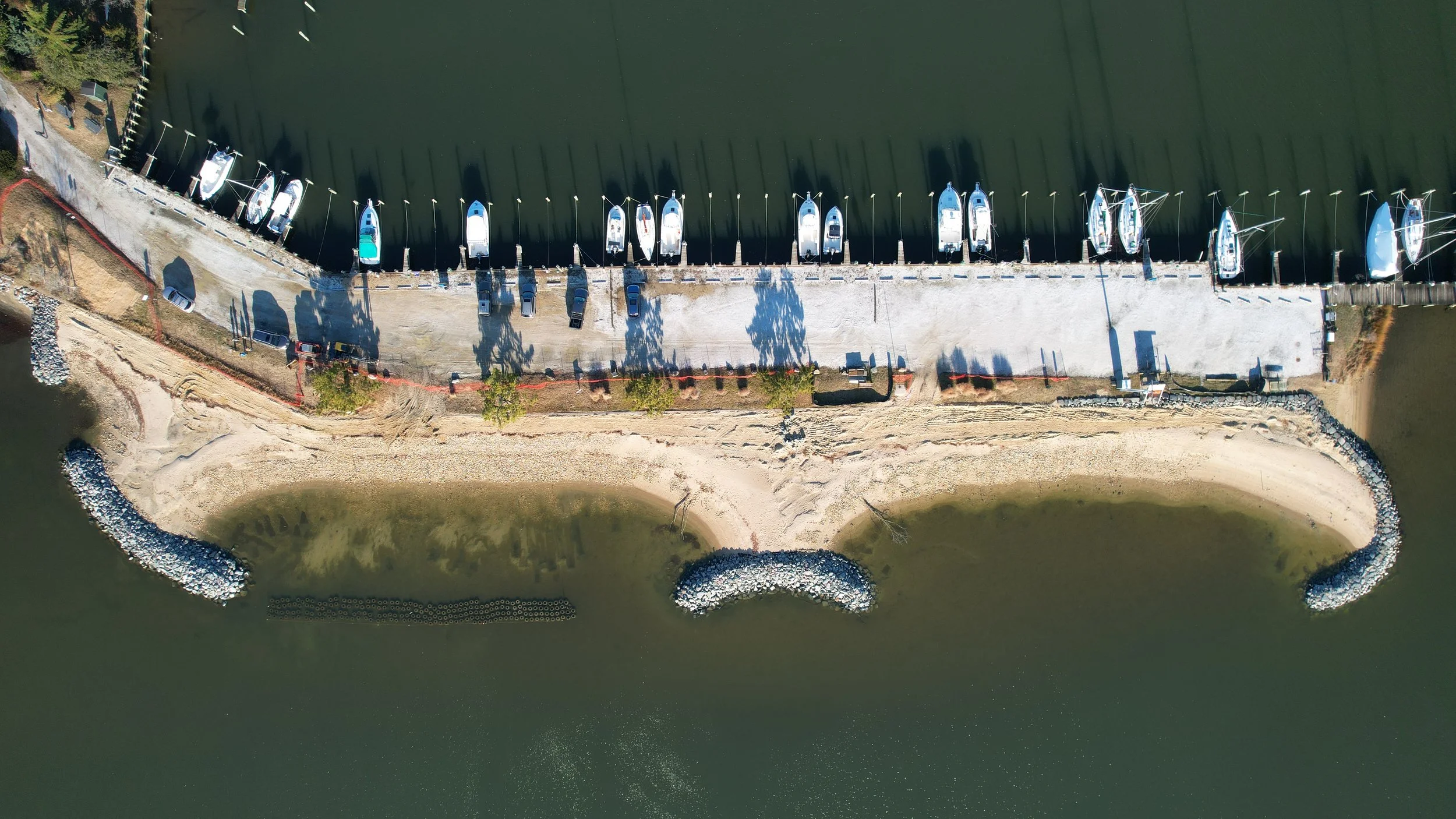 Post-Construction of Structures Aerial View