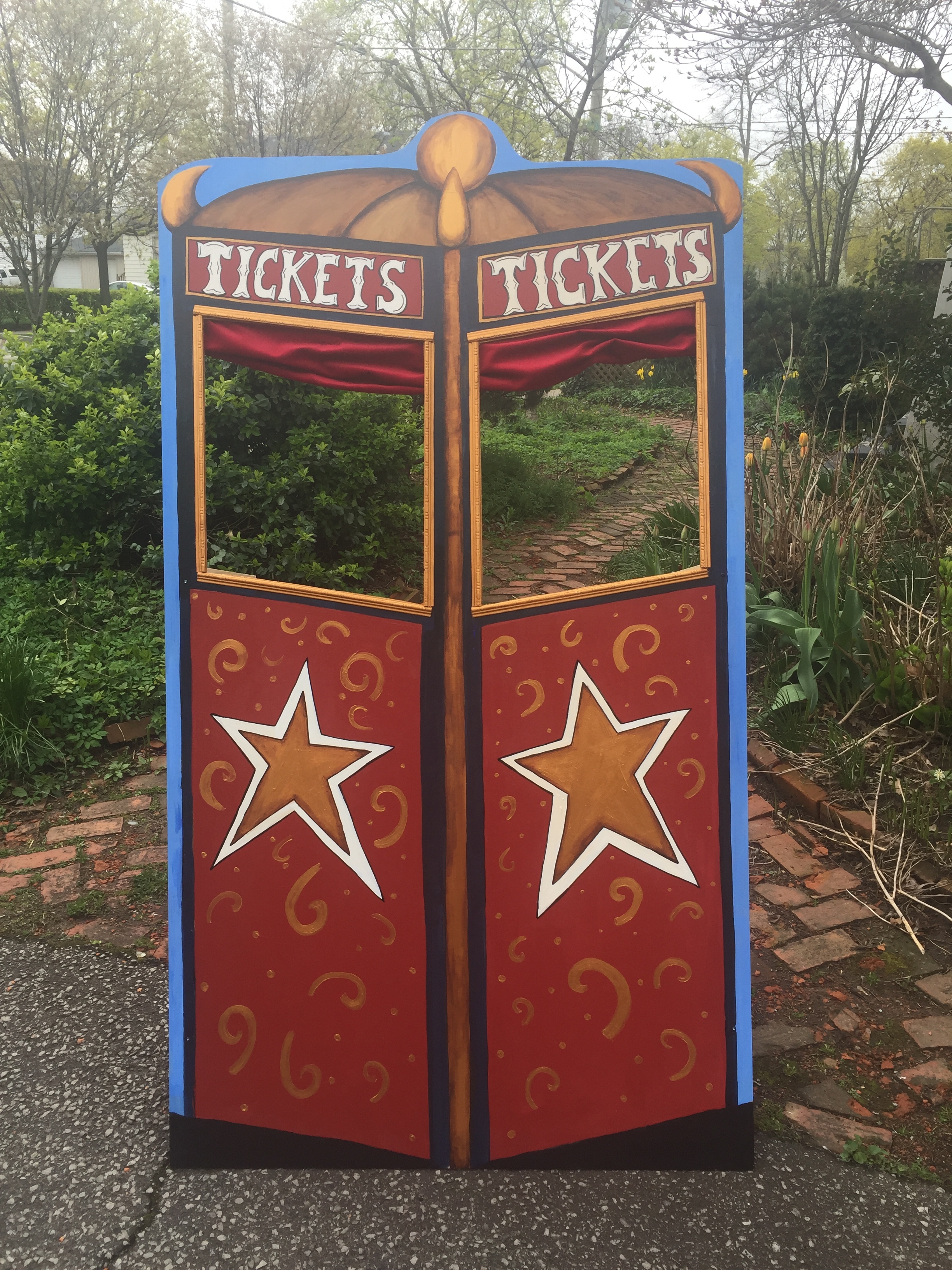 Ticket booth.