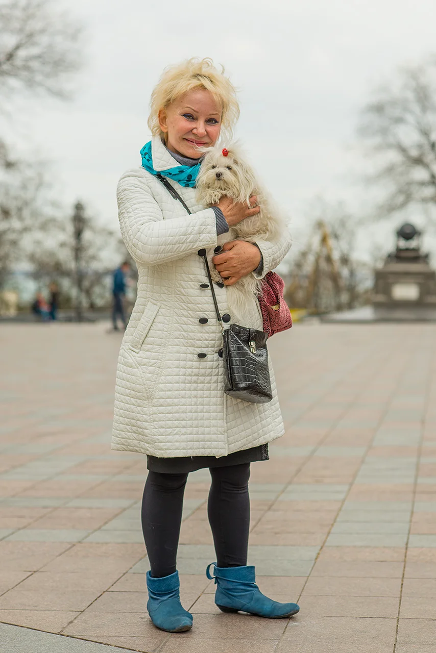 Dogs and accessories. Odessa, Ukraine.