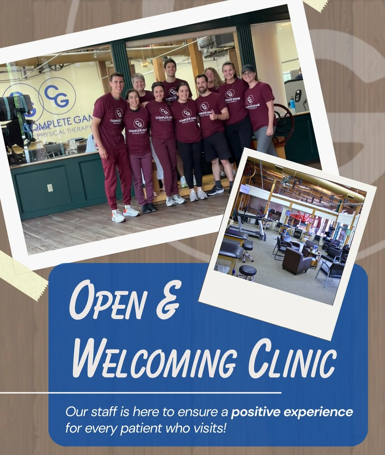 Not just a clinic, a COMMUNITY!
Our space is open, our care is personal, and our staff is ready to welcome you with a warm smile 😊
📱 Book your first appointment today! (979) 710-7204
🔗 completegamept.com