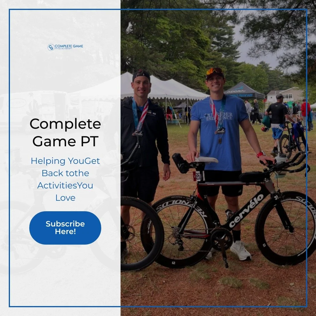 Subscribe to our Weekly News Roundup from Complete Game Physical Therapy!