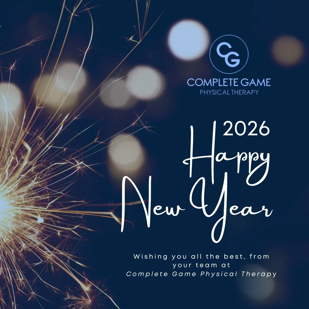 Cheers to an amazing year with an even better one ahead! 🥂
We&rsquo;re grateful for our athletes, patients, families, and community who make CGPT what it is. Happy New Year!

#HappyNewYear #CGPTFamily #CompleteGamePT #Grateful #CommunityStrong #Athl