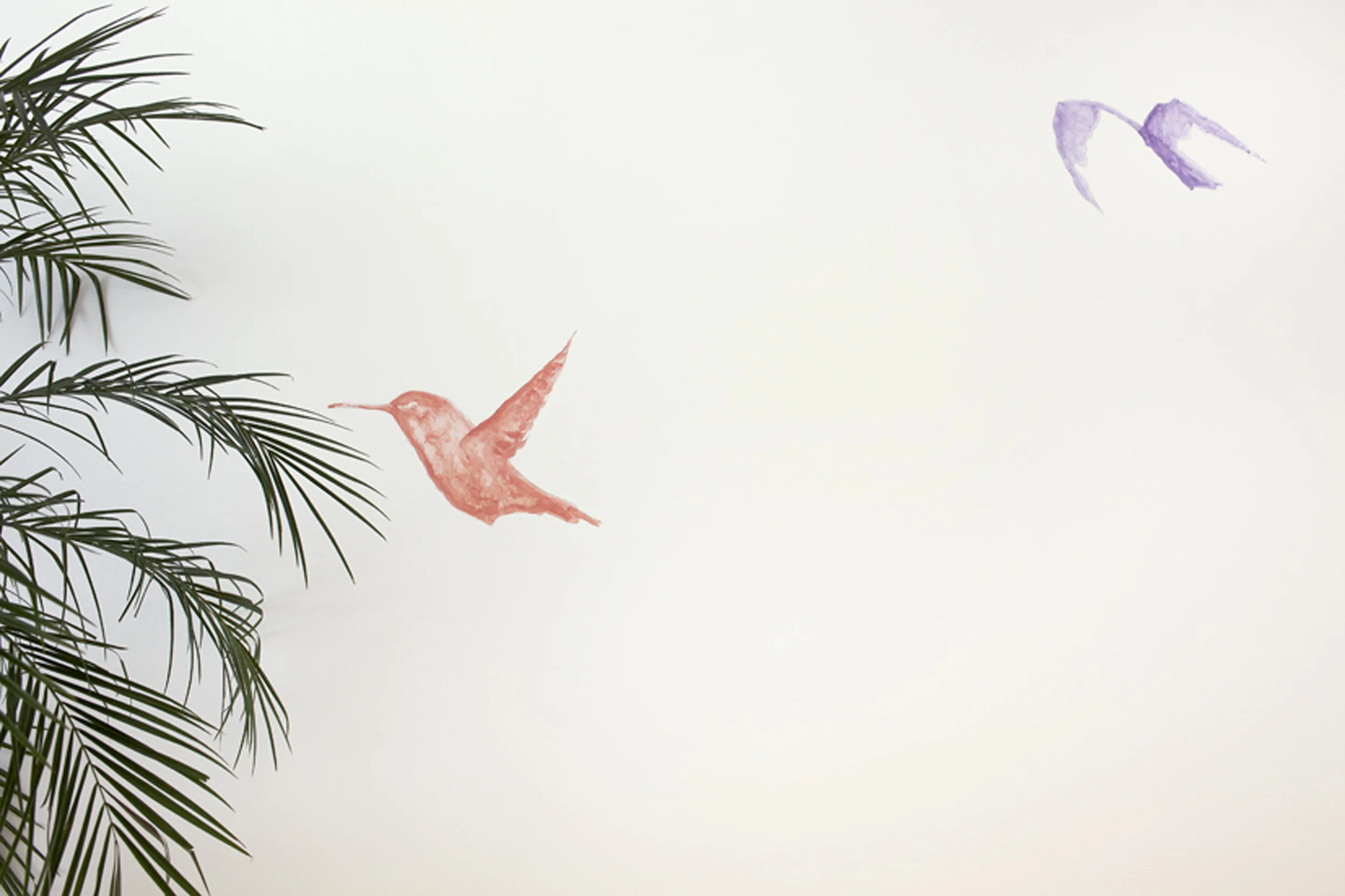 Kunst am Bau: "Fliegen Lernen" Malerei und Installation im Spielgang von Mag. Laura Gebetsroither