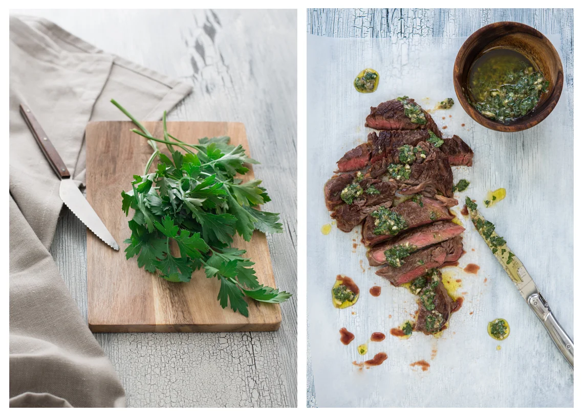 Steak with Salsa Verde