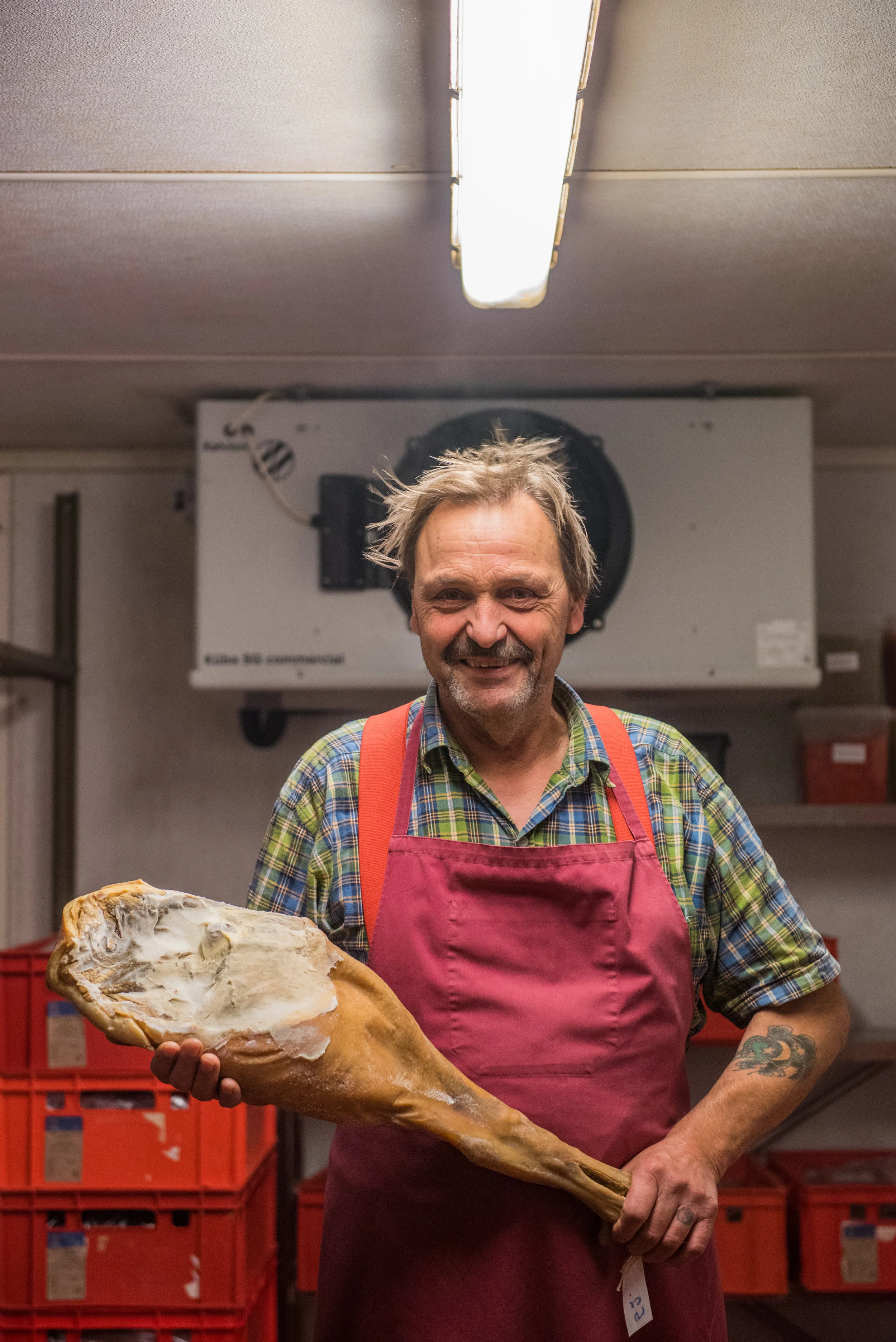 Jorgen Christiansen Owner of Hallegaard Garbutik Farm in Bornholm