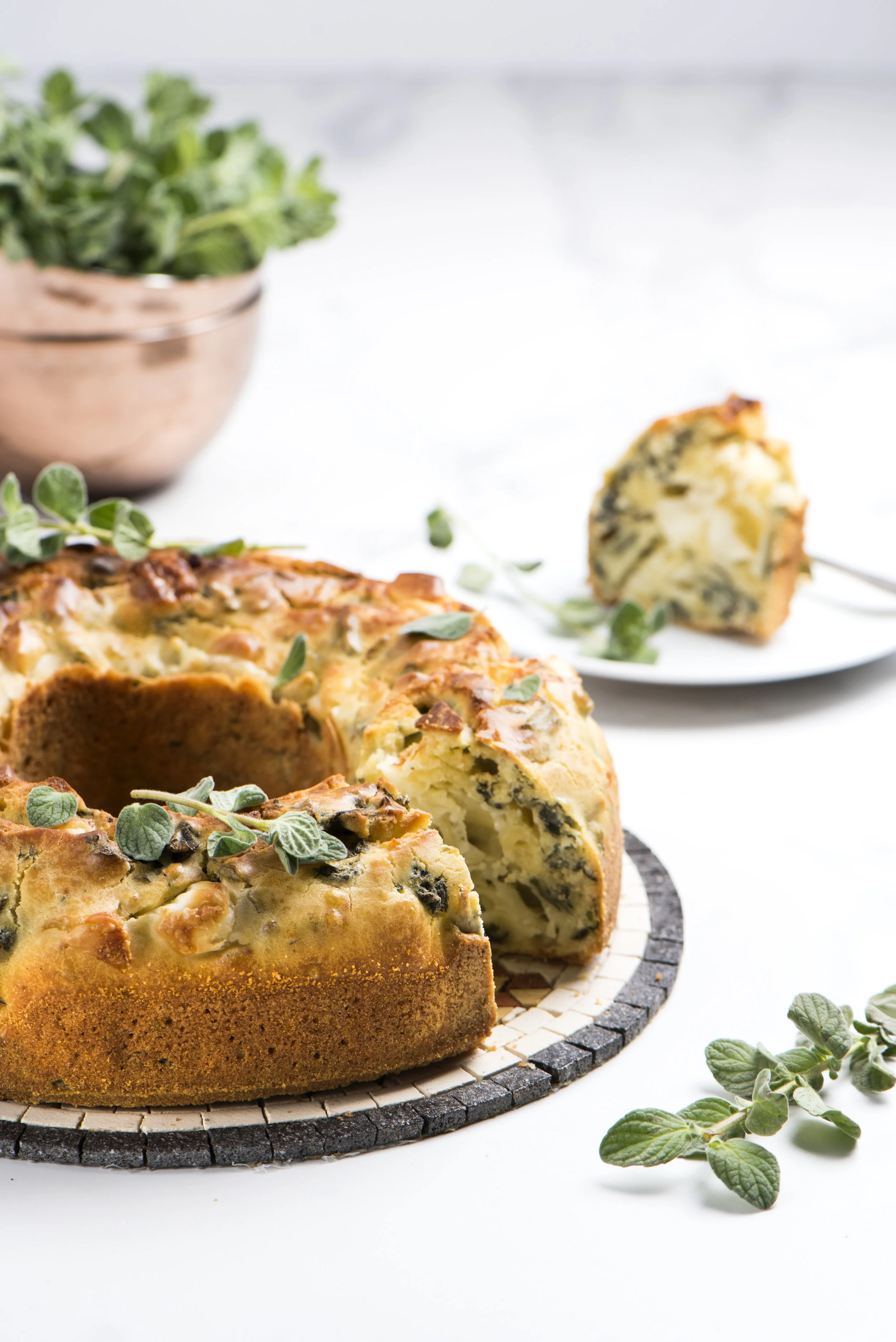 Za'atar (Thyme) Cheese Cake