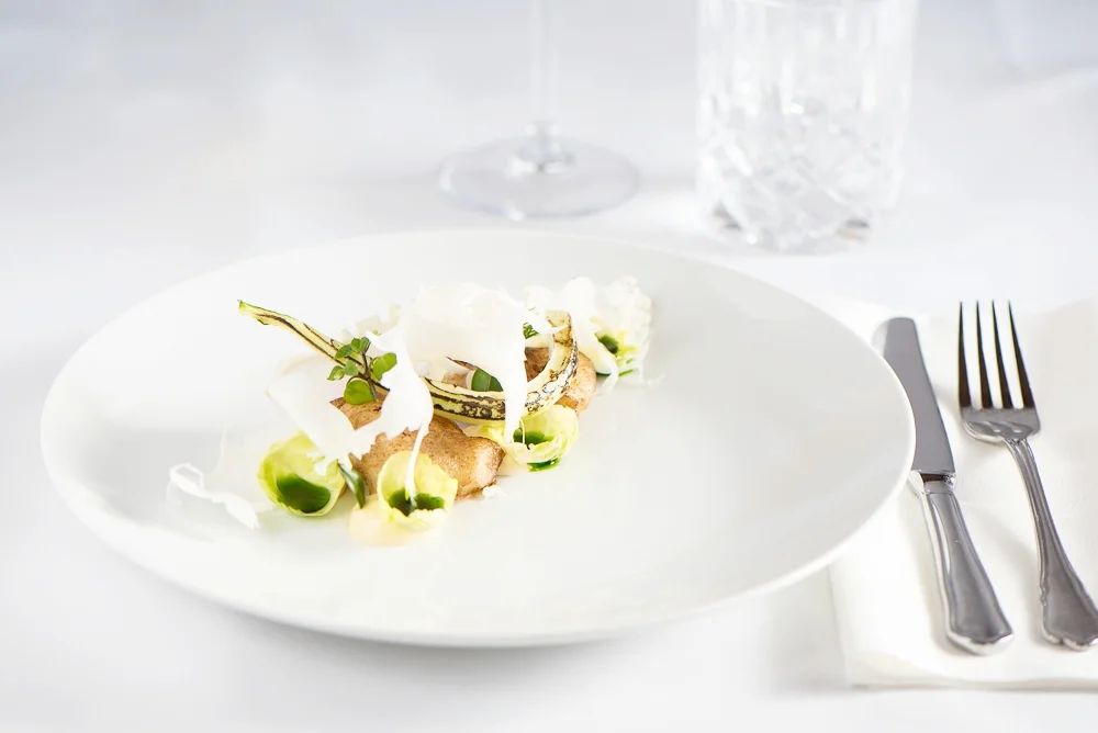 Pan Fried Cod with Parsley Oil