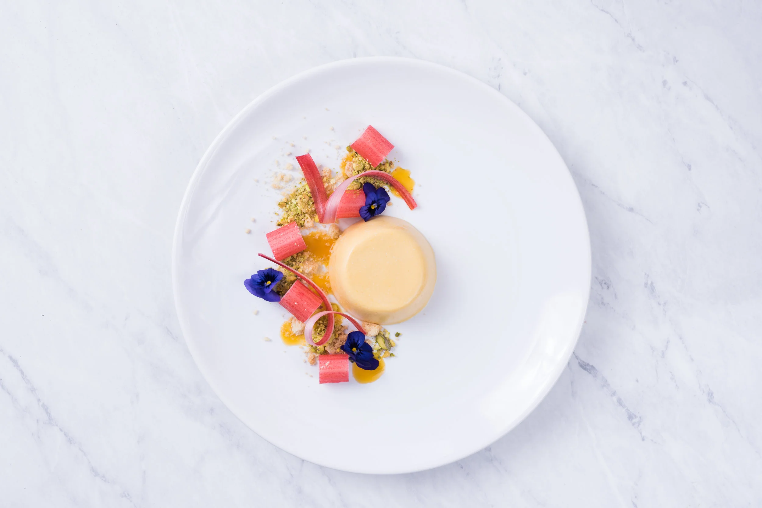 Rhubarb Panna Cotta