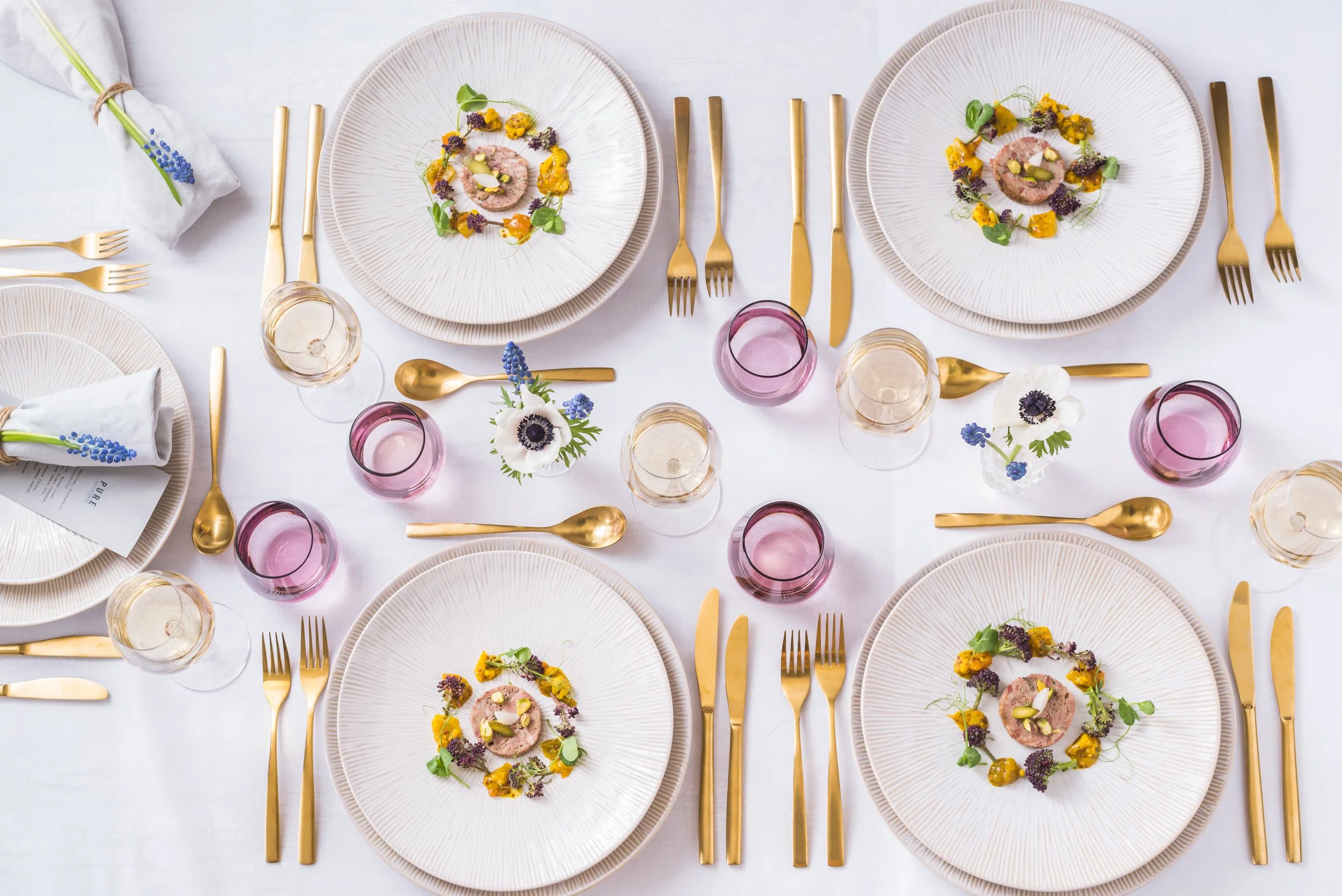 Pure Indulgence Catering Table Setup 