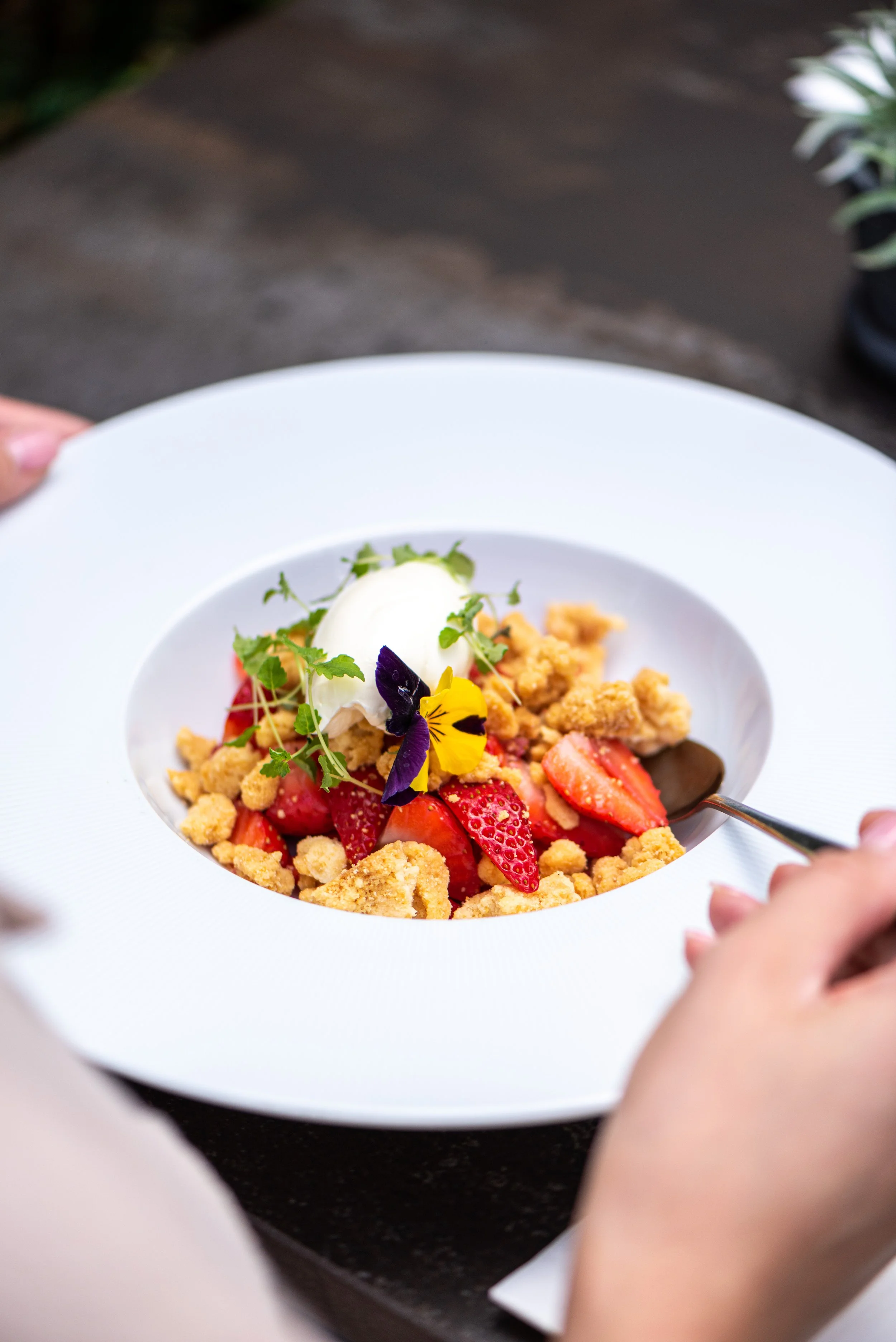 Strawberries and Cream