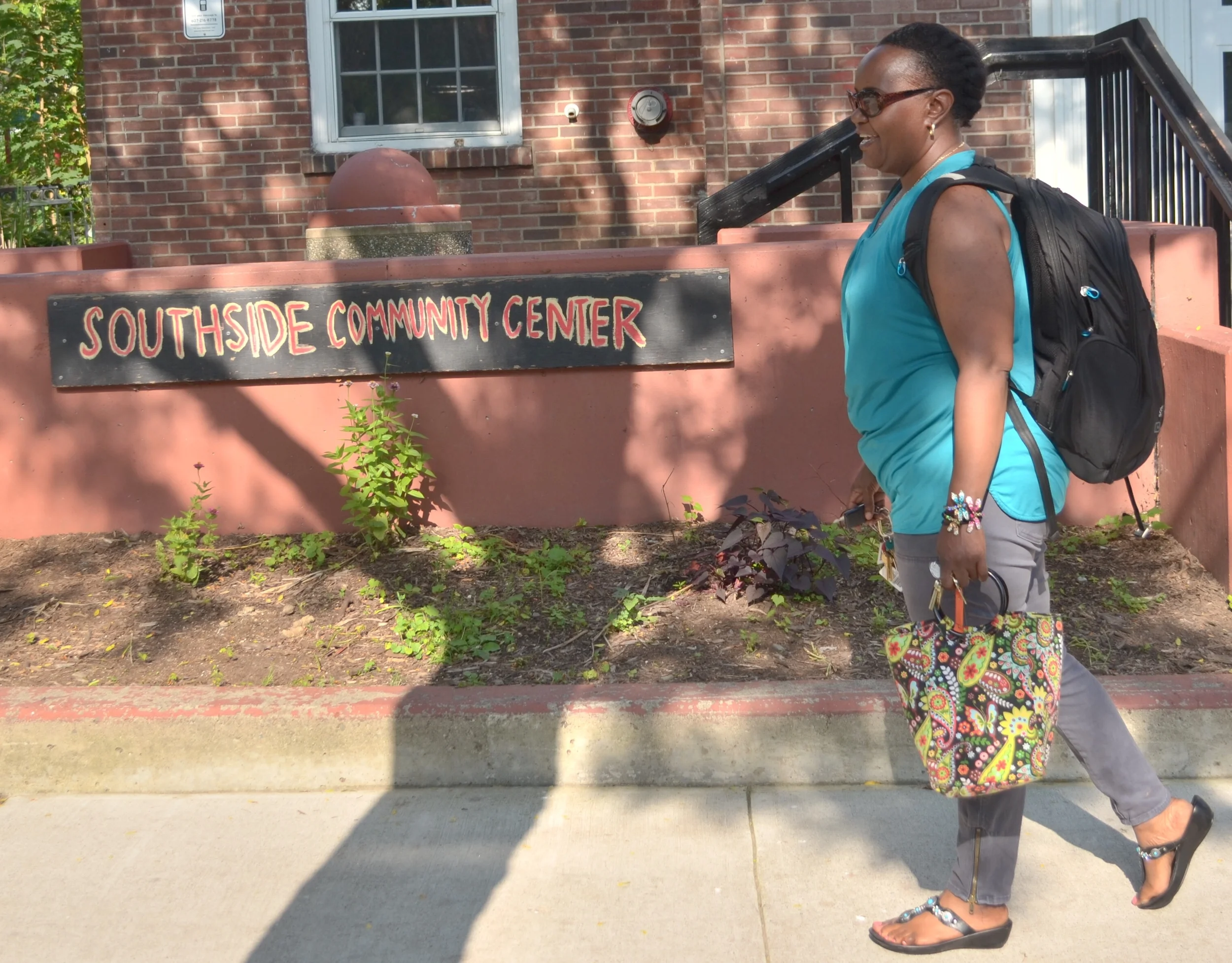 Davi Mozie, director of the Southside Community Center: "I just think about people who are not able to walk; if I’m able to move my body, I should do that.” Photo: Sarah Paez
