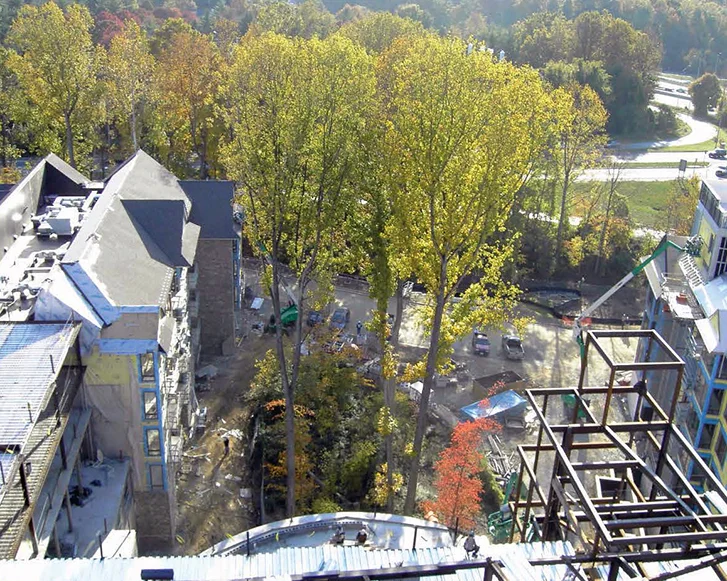 A tree-save area within a development will provide valuable & often required green space.