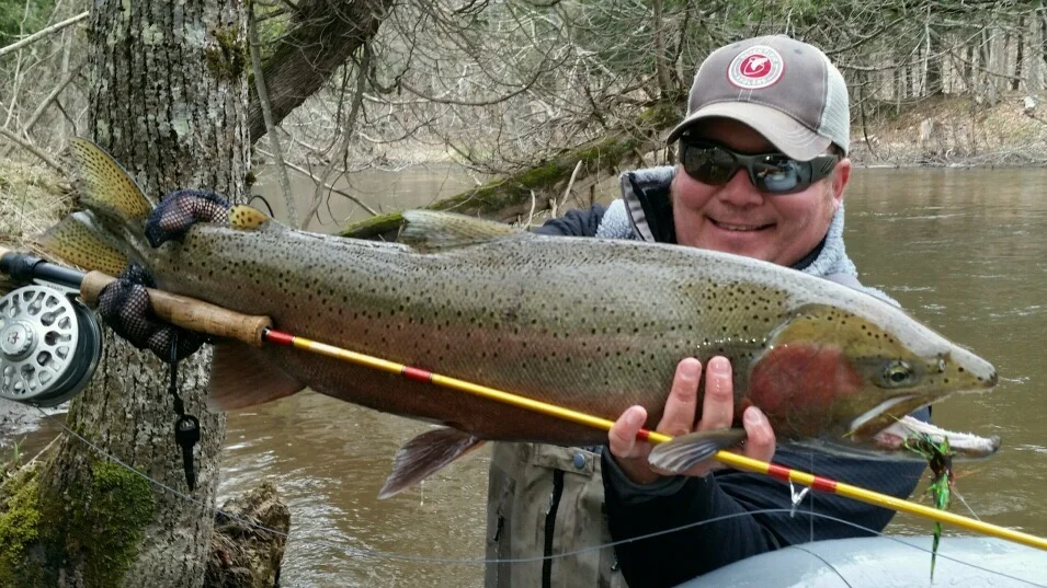 If you know anything about fly fishing then you know who Russ is. Needless to say Russ puts a beating on our reels. 