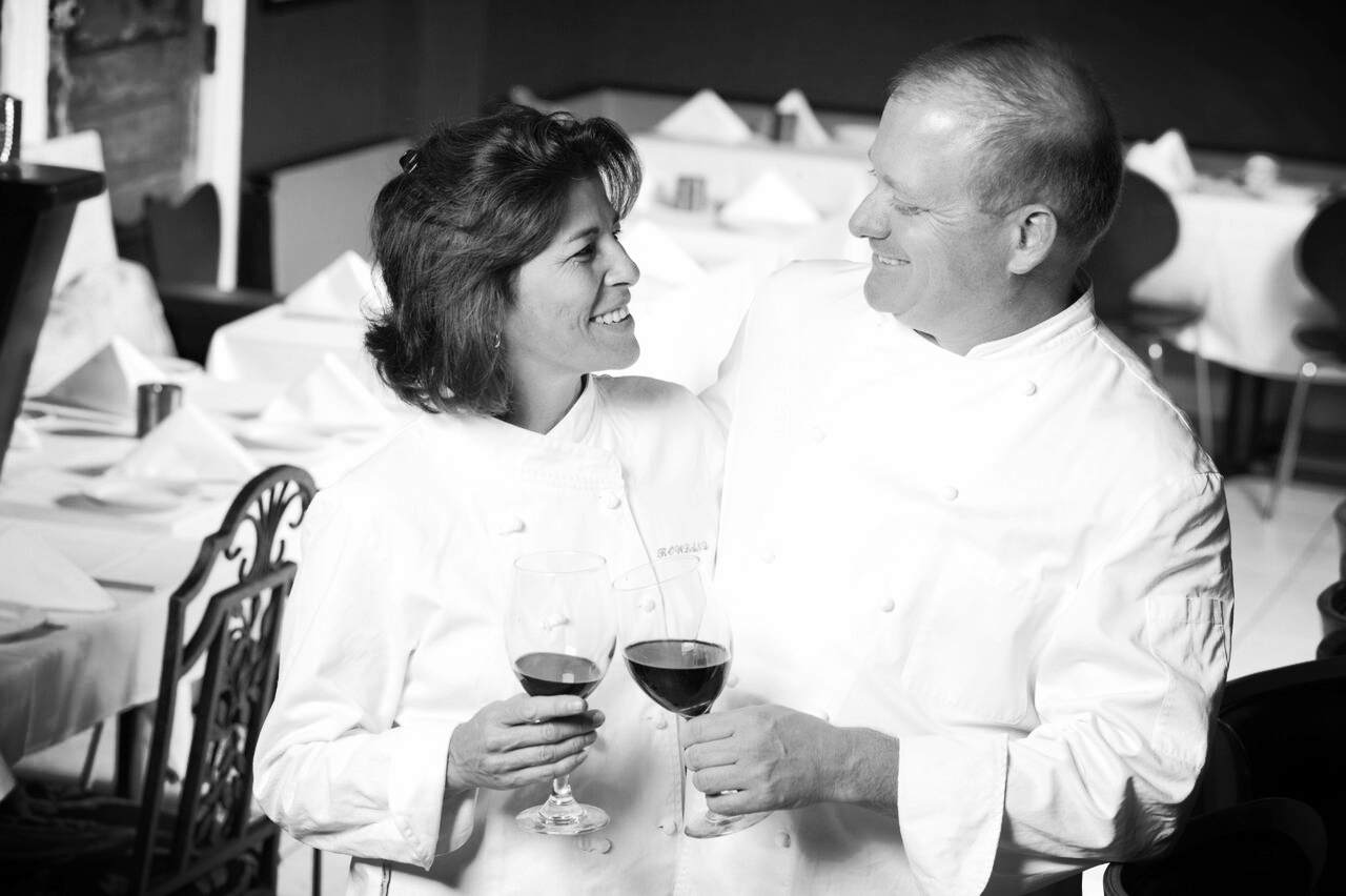 Co-owners Chef Bruce and Chef Virginia