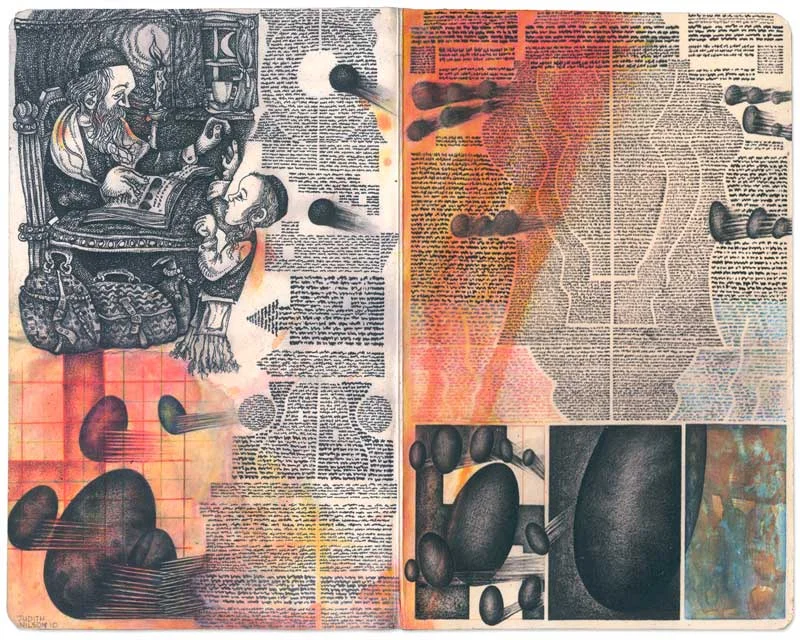 Double Page Spread from Sam’s Notebook