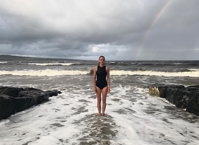 Sophie Hellyer swimming