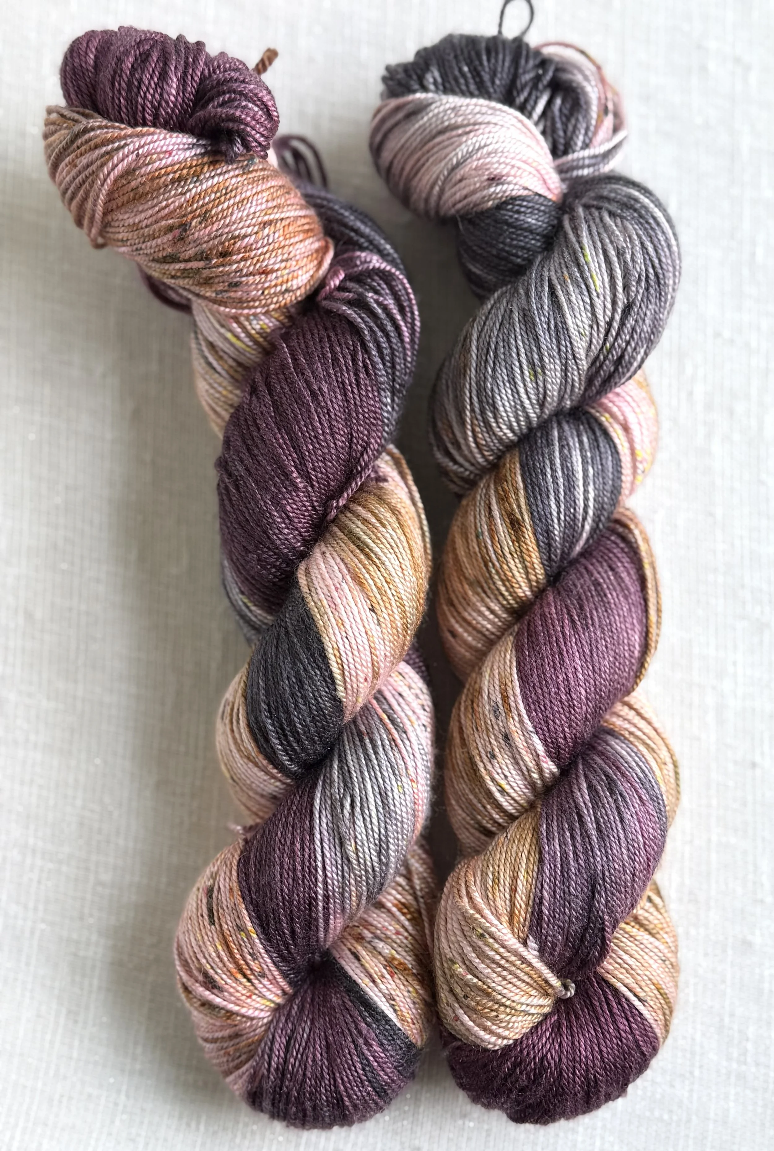 Mushroom Bisque hand dyed on 50/50% merino silk sport weight