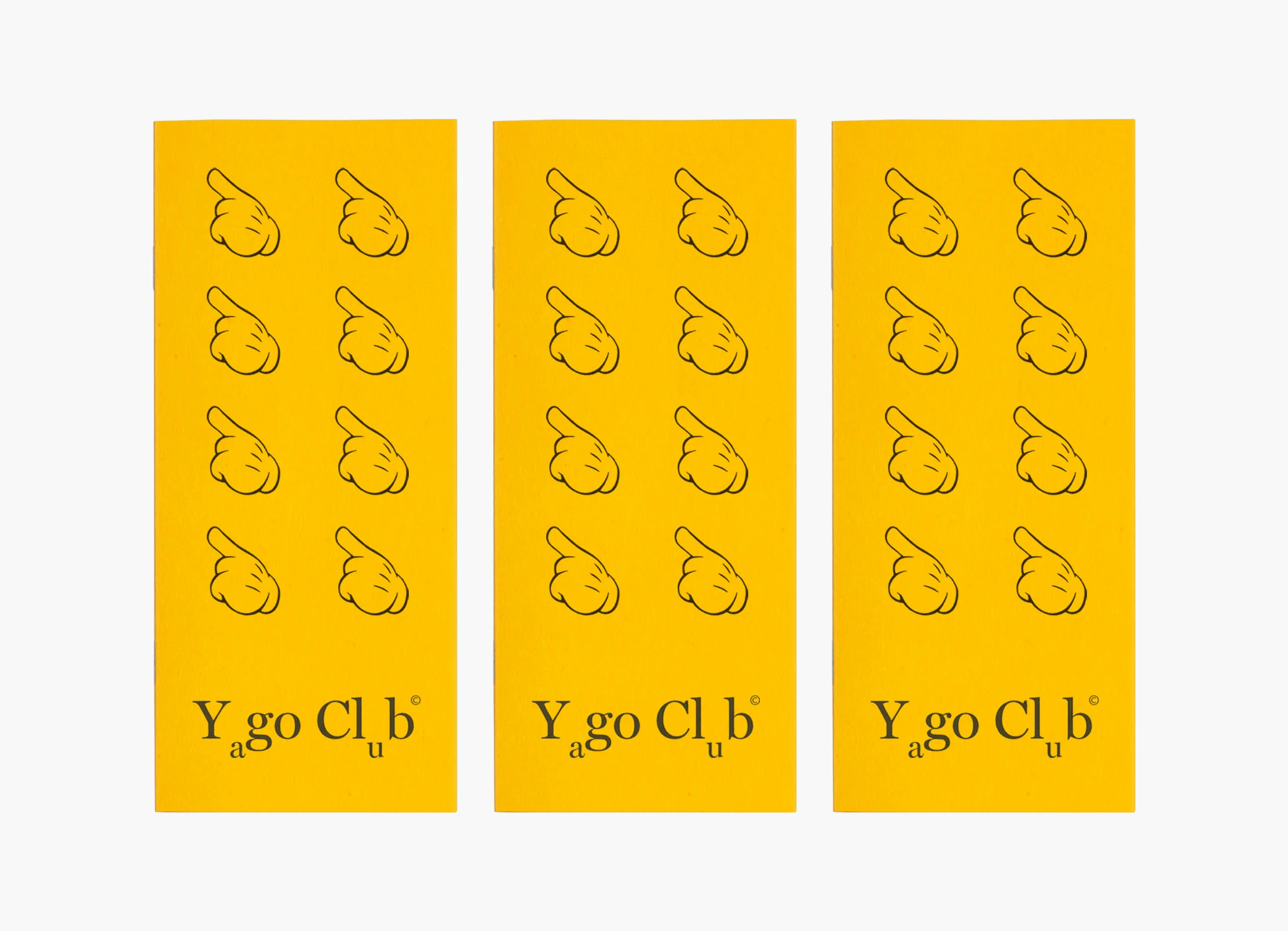 4/23 Yago Club Reading Center Company and events catalog design