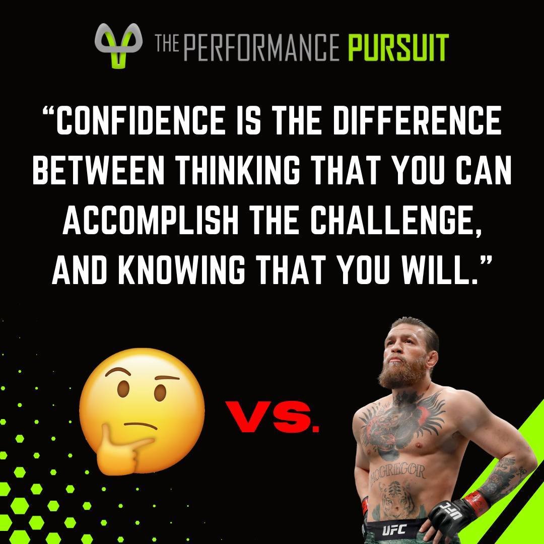 Confidence is the difference between thinking that you can accomplish the challenge, and knowing that you will.

-

#athleteminset #sportsmindset #confidence #mentalperformance #sportpsychology
