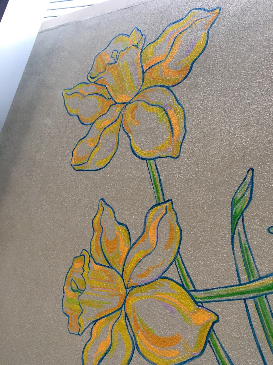 Daffodils, detail