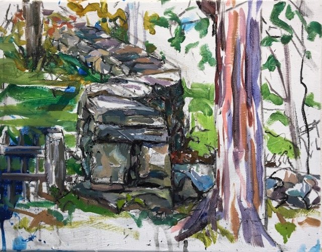 Behind the Caretaker's Cottage