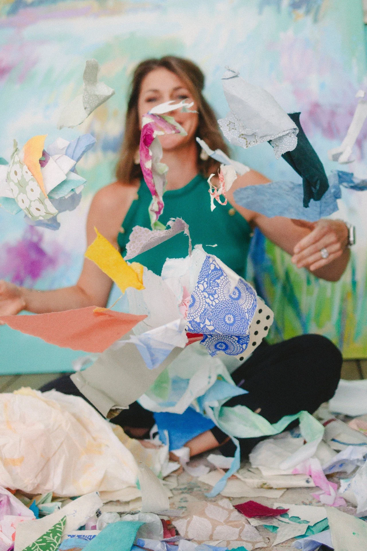 There&rsquo;s so much more happening beneath the surface of a mixed-media painting. ✨

When you&rsquo;re viewing my work online, it can be hard to imagine the layers, texture, transparency, and patterned details that make up each piece. Every scrap o