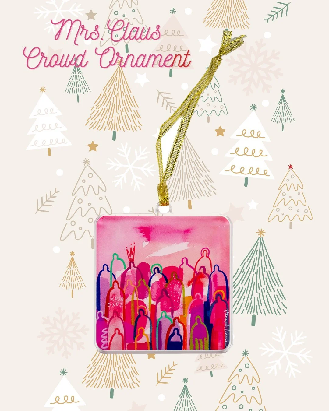 🎄✨ THEY&rsquo;RE HERE! ✨🎄

Meet the 2026 Hannah Lane Christmas Ornaments &mdash; Mrs. Claus Crowd &amp; Mr. Grinch Crowd! ❤️💚

These colorful little pieces of art are officially LIVE in my New Products Shop!

Printed from my original artwork and s