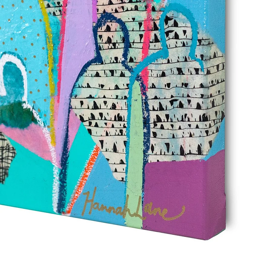 Green Crowd Canvas 40x40-detail 1.jpg